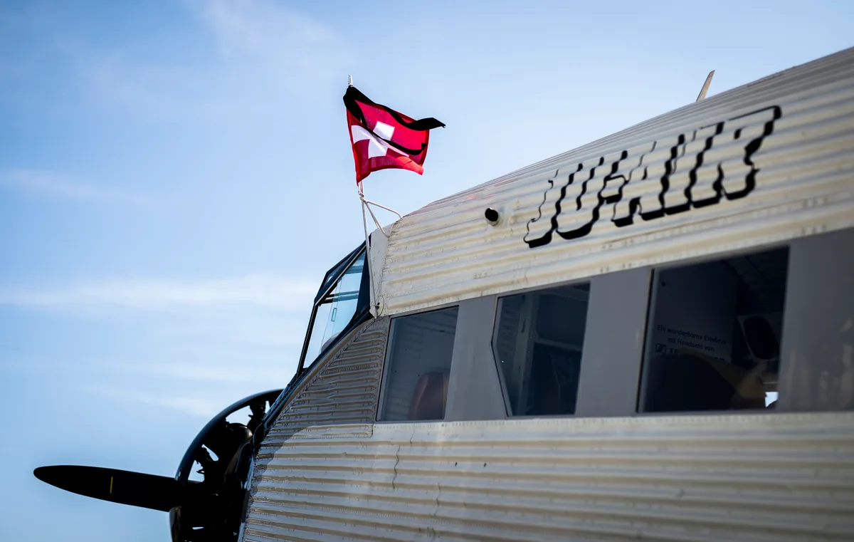 Die Ju-Air bot während Jahren Rundflüge mit den historischen Flugzeugen an. Mit den neuen Sicherheitsauflagen wären diese nicht mehr wirtschaftlich. Ju-Air in der Luft.